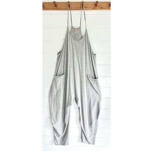 FREE PEOPLE MOVEMENT Hot Shot Onesie in Heather Gray - S